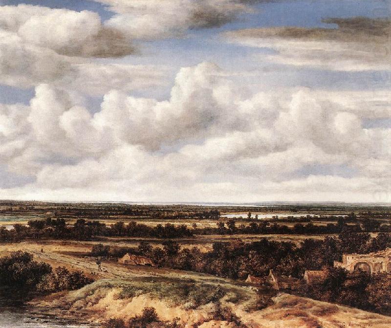 KONINCK, Philips Panorama View of Dunes and a River g china oil painting image